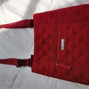 Vera Bradley Red Fabric Shoulder Bag